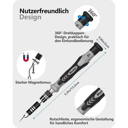 Präzisions-Schraubendreher-Set 122-teilig für Elektronikreparatur