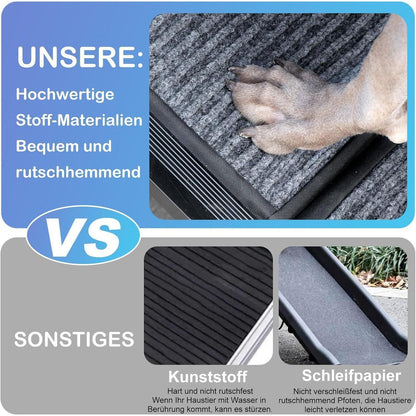 Zusammenklappbare Hundetreppe für Auto – 160cm, Robust & Sicher
