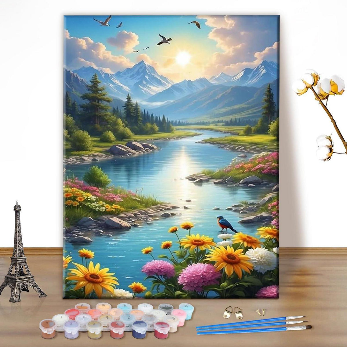 Malen nach Zahlen Landschaft Erwachsene DIY Set 30x40cm