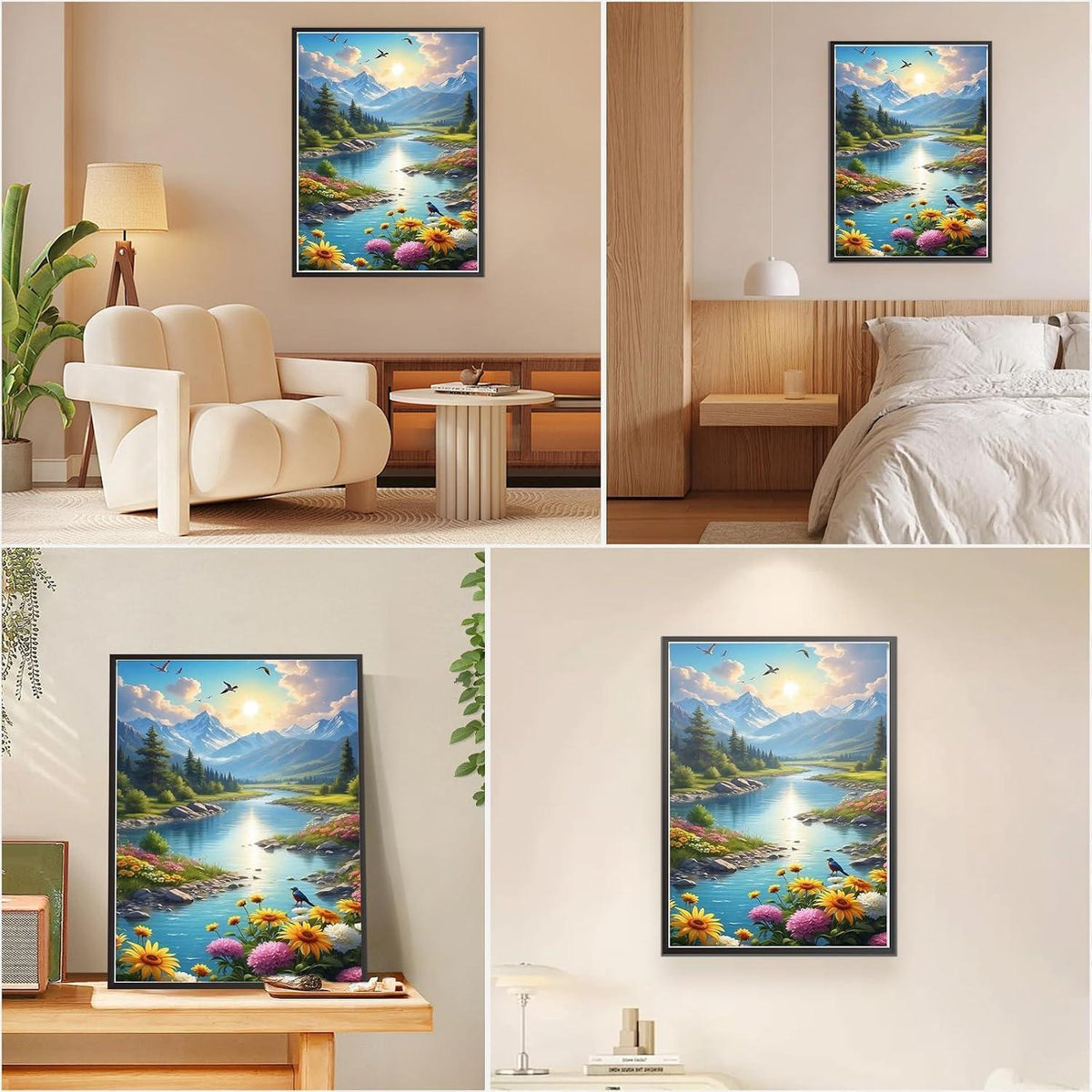 Malen nach Zahlen Landschaft Erwachsene DIY Set 30x40cm