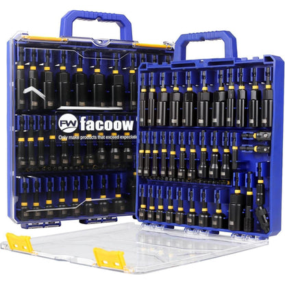 Magnetischer Steckschlüssel-Set 55tlg. für Bohrmaschinen, Metrisch & SAE