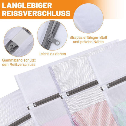 5 Wäschenetze für Waschmaschine | Fein & Grobmaschig | Schützt Kleidung