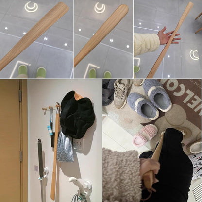 Holzschuhlöffel 70cm – Ergonomisch für Senioren & Schwangere