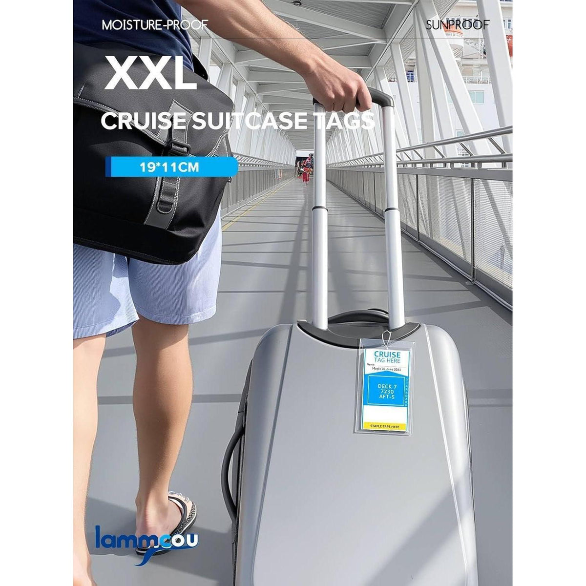 XXL Kofferanhänger für Kreuzfahrten – 6er Set