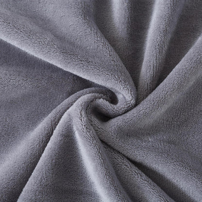 Flauschige Kissenbezüge 40x80 cm (2er-Set) Grau