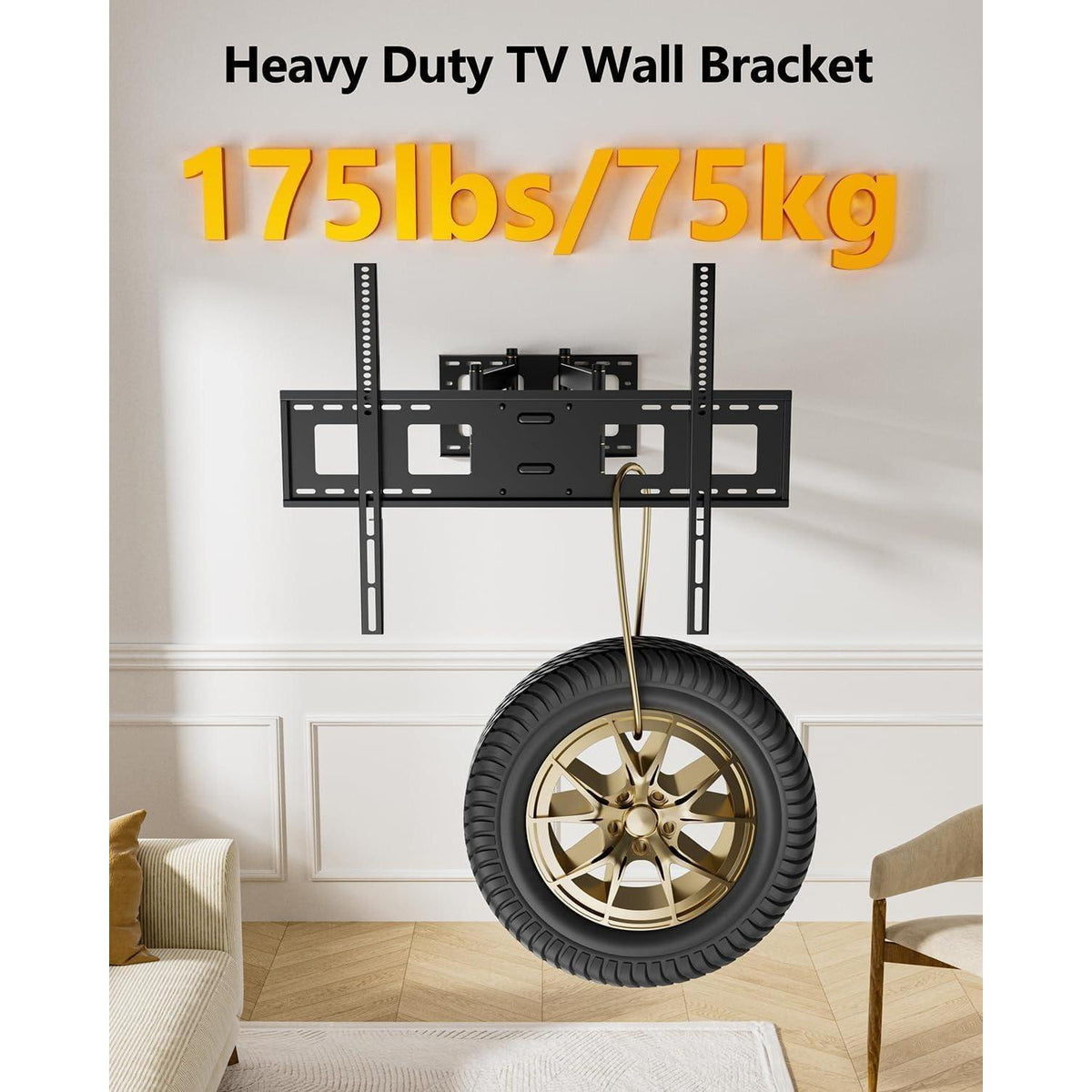 TV Wandhalterung Extra Lang 1080mm Schwenkbar 50-100 Zoll