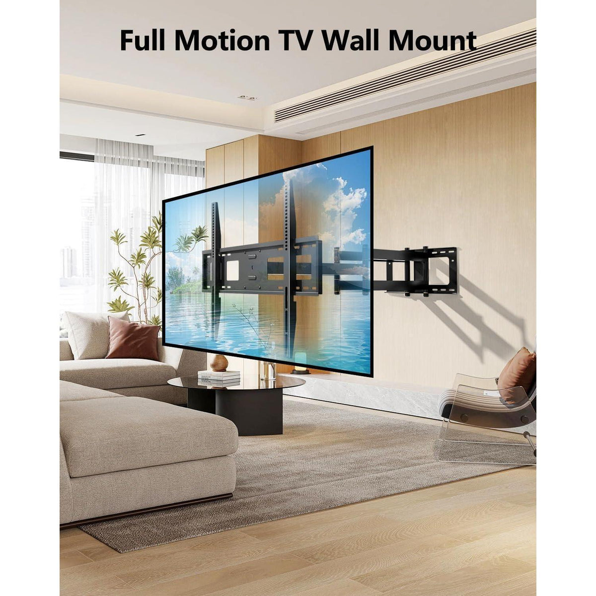 TV Wandhalterung Extra Lang 1080mm Schwenkbar 50-100 Zoll