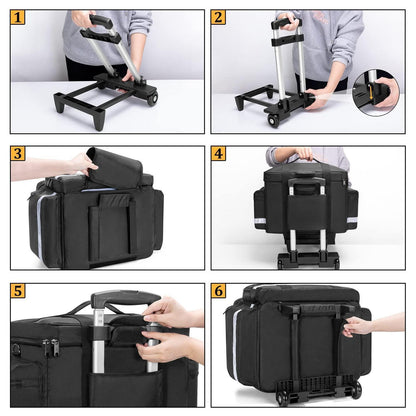 Medizinische Tasche mit Trolley – Erste Hilfe für Pflege & Ärzte