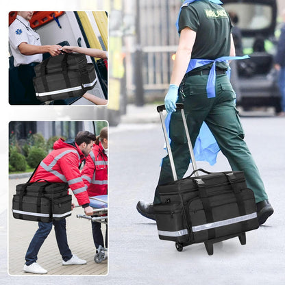 Medizinische Tasche mit Trolley – Erste Hilfe für Pflege & Ärzte