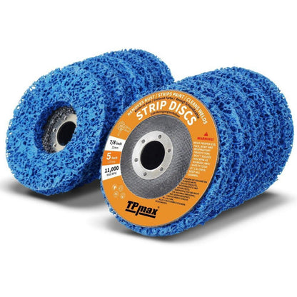 Abisolierscheiben 12,7 cm für Winkelschleifer, 10 Stück Blau