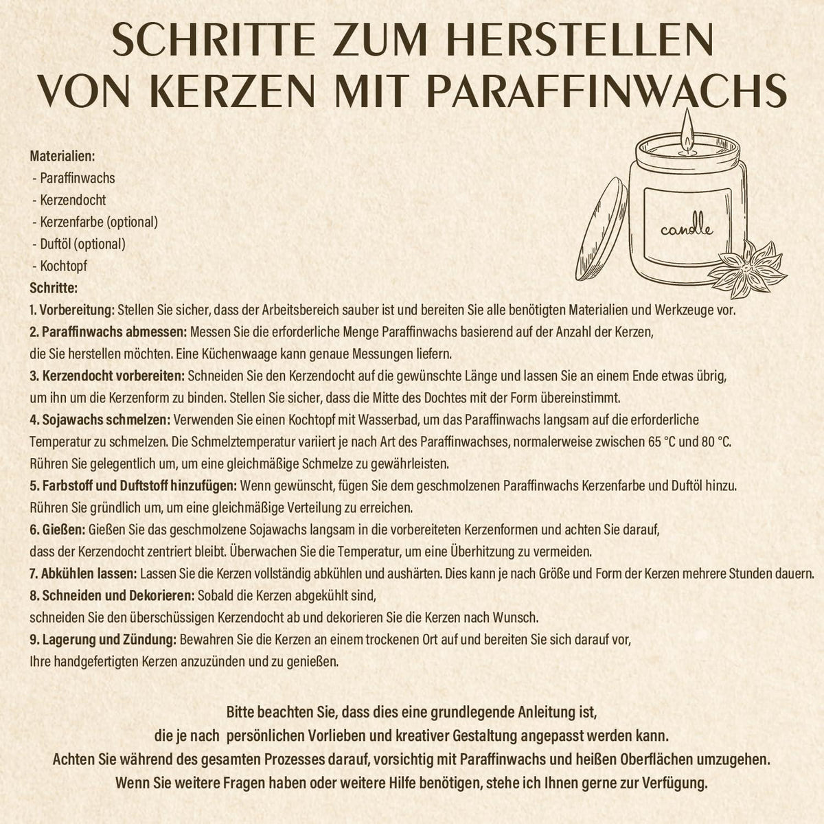 Sojawachs Flocken 15KG – Natürliches Wachs für Kerzen