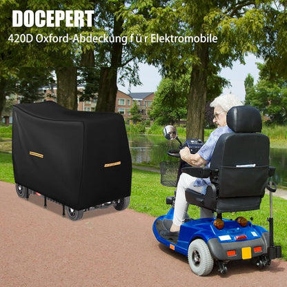 Elektromobil Abdeckhaube Wasserdicht 420D – Schutz für Scooter & Rollstuhl