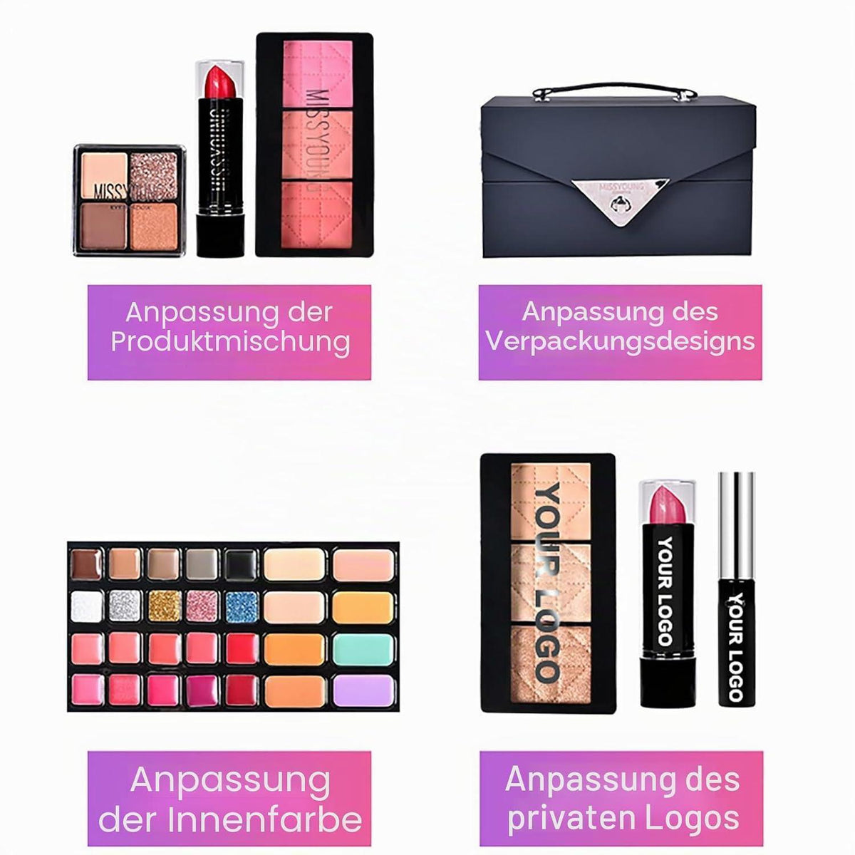 Professionelles Make-up Set für Frauen – Komplettes Geschenkset