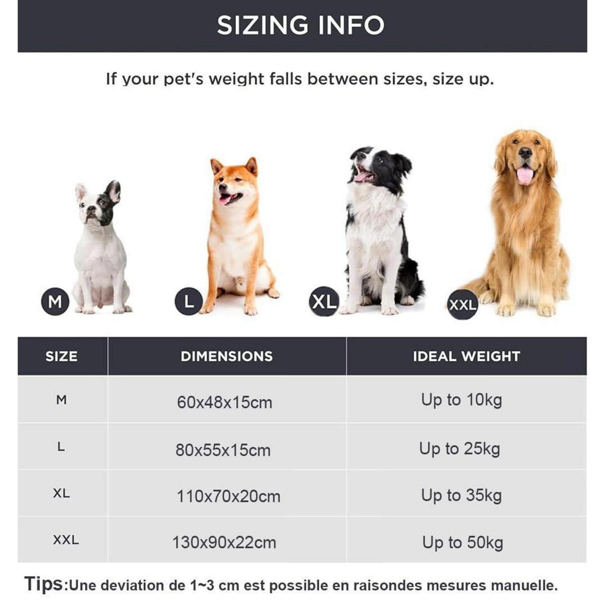 Orthopädisches Hundebett mit Eierkarton-Schaum (XL)