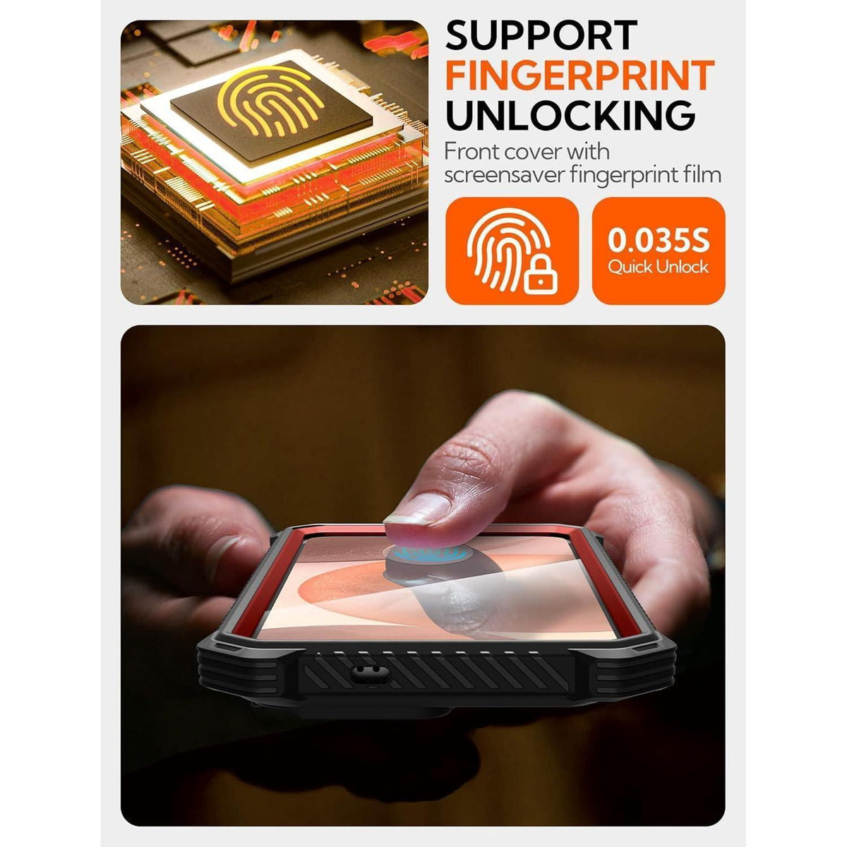 Samsung Galaxy S25 Hülle Rot mit MagSafe & Kameraschutz