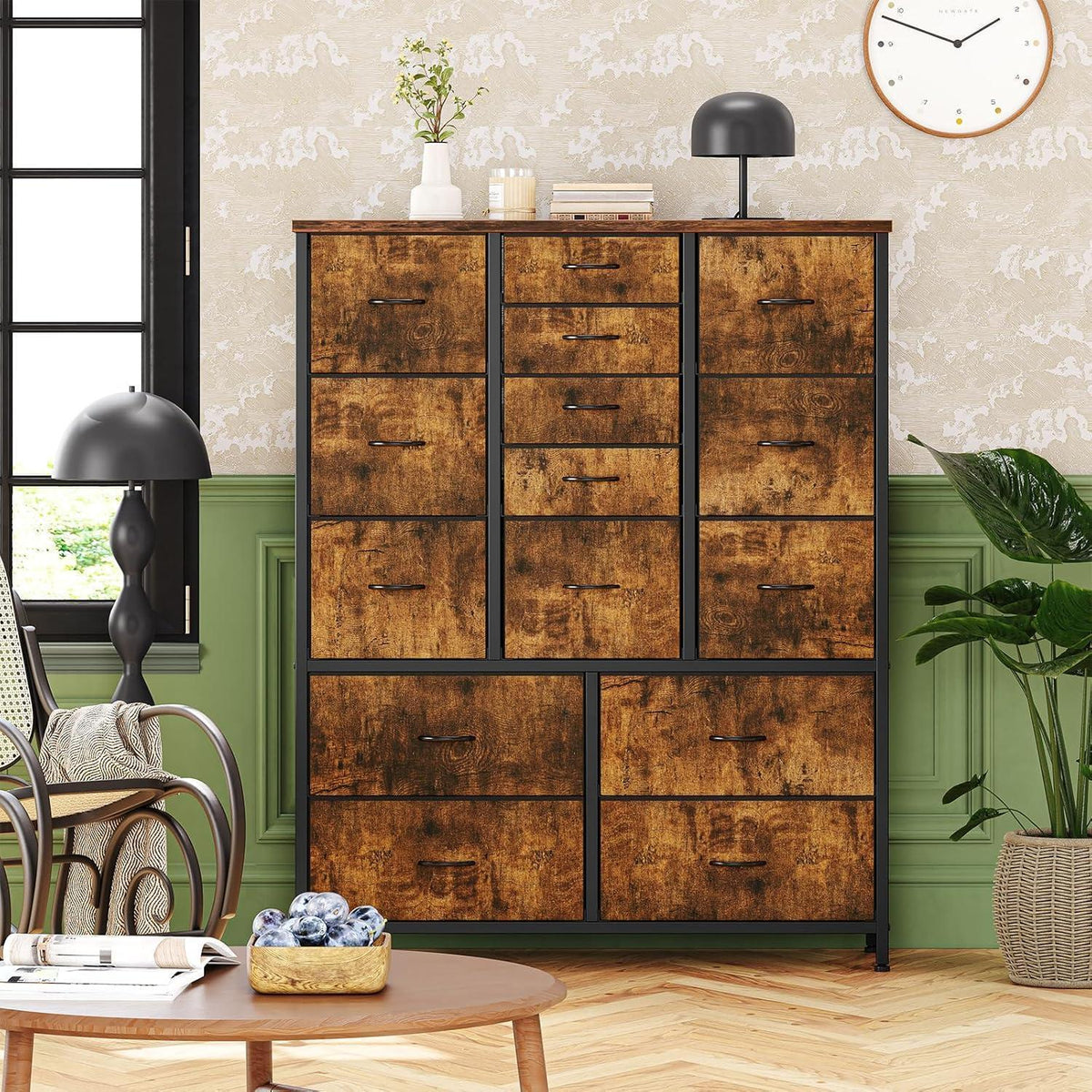 Kommode mit 15 Schubladen – Schlafzimmer, Wohnzimmer & Flur