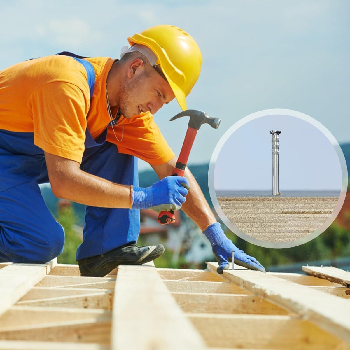 120x 30mm Stahlnägel für Beton & Holz | Bilder aufhängen