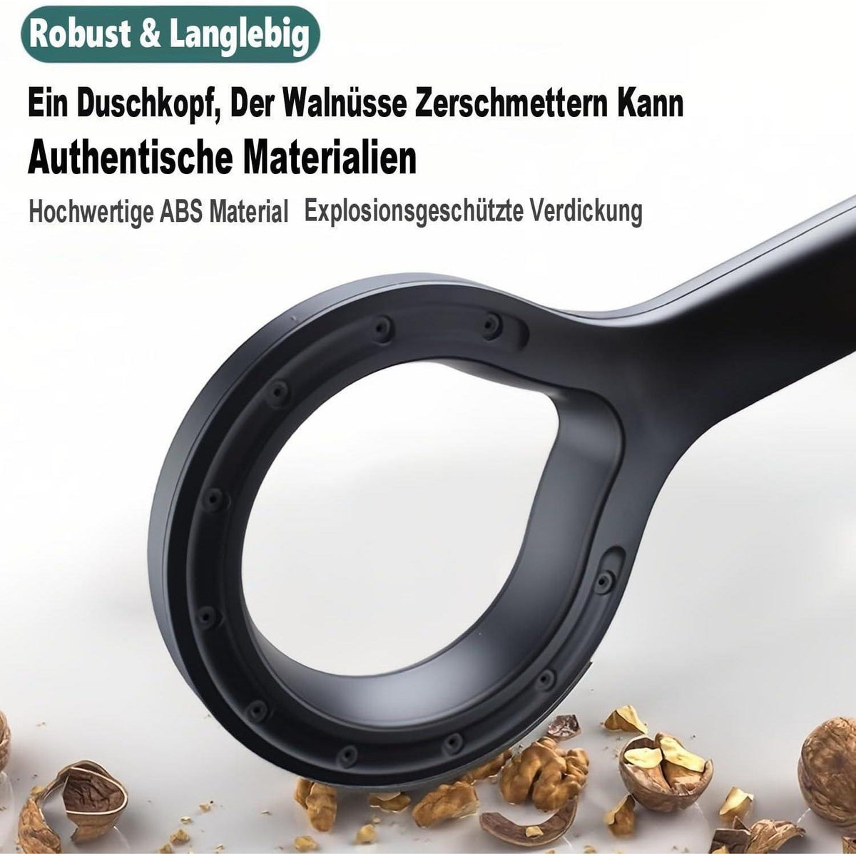 Hochdruck Duschkopf mit Wassersparfunktion & Sternring