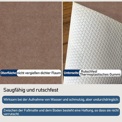 Schmutzfangmatte Braun 80x120cm – Saugfähig & Rutschfest