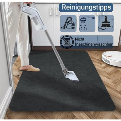 Schmutzfangmatte 80x120cm - Superdünn & Saugfähig für Innenräume