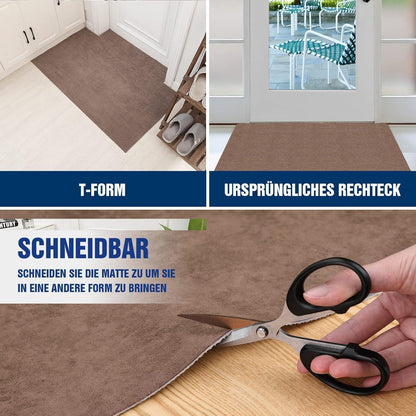 Schmutzfangmatte Braun 90x200cm – Saugfähig & Rutschfest