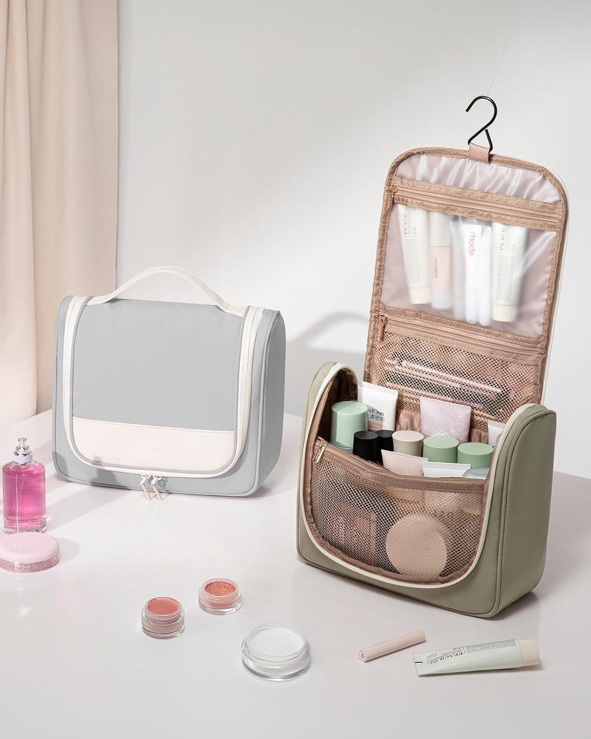 LOVEVOOK Kulturtasche Damen Wasserdicht mit Haken Groß Reise Make Up