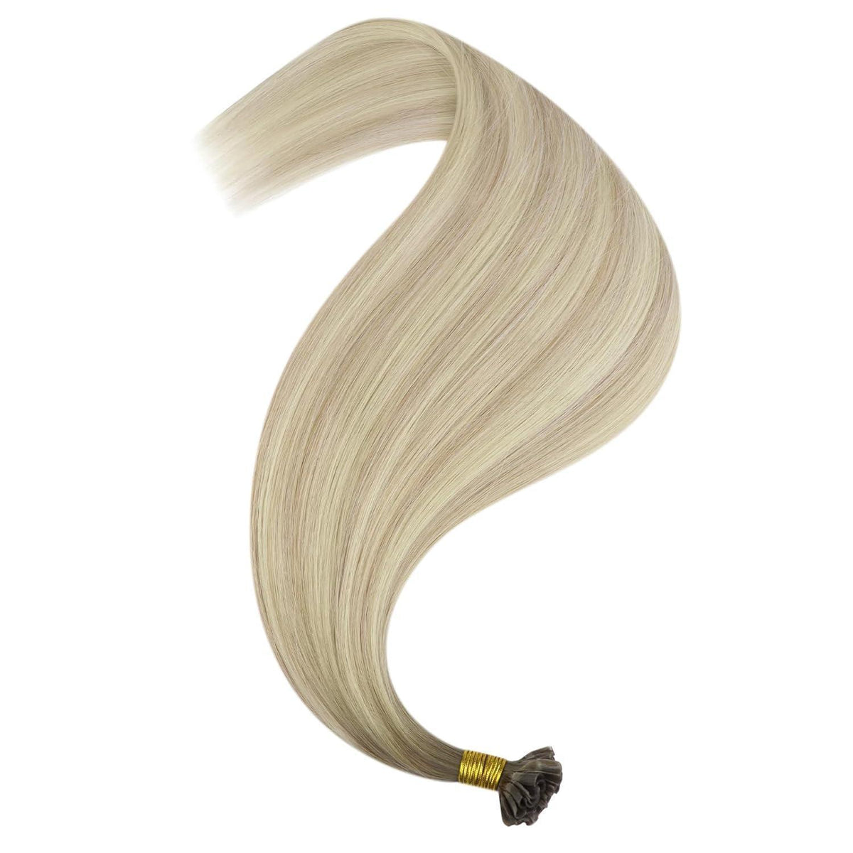 Echthaar U-Tip Extensions Blond Ombre 45cm