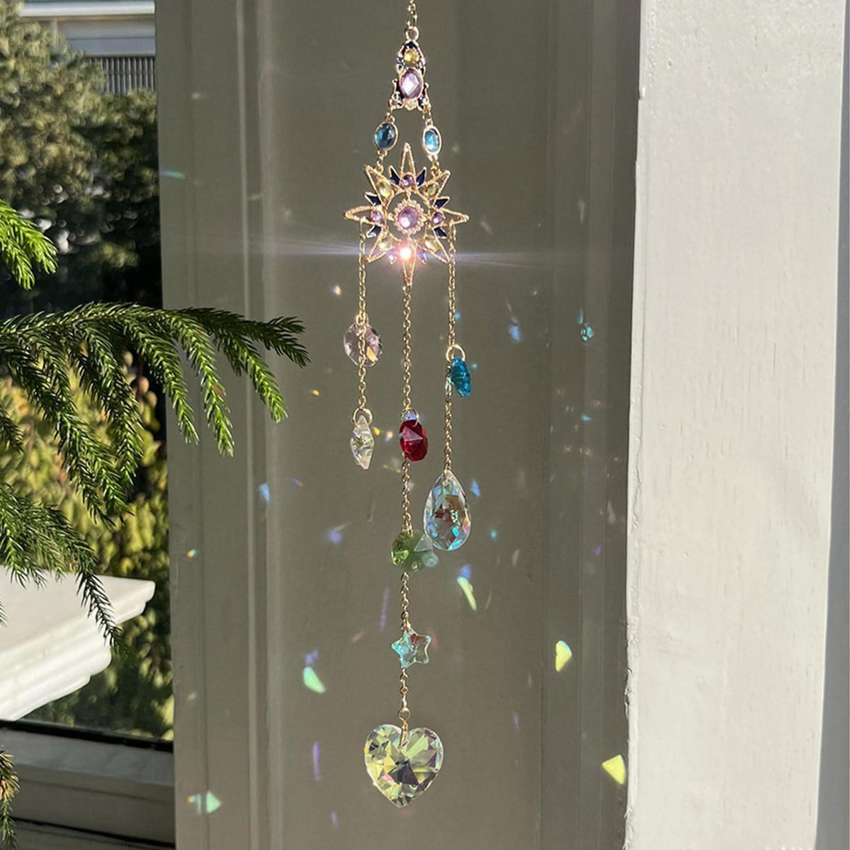 Kristall Sonnenfänger Bastelset – Regenbogen Lichtspiel & Deko