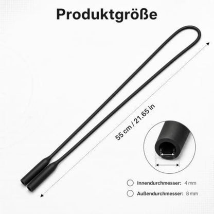 6x Brillenband Silikon, Verstellbar & Rutschfest