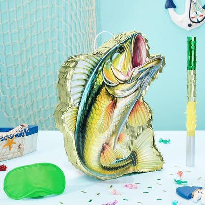 Fisch Piñata – Geburtstagsparty Deko für Jungen & Angelfans