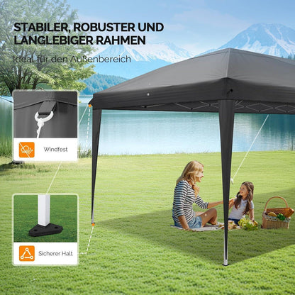 Faltpavillon 3x6m – Wasserdicht, Höhenverstellbar mit Zubehör