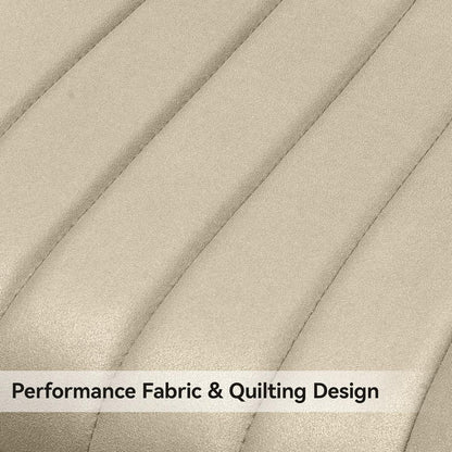 Moderner Esszimmerstuhl gepolstert – Beige, 4er Set