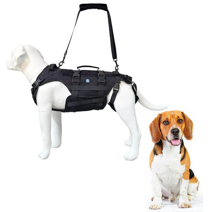 Taktisches Hundegeschirr Schwarz M – Robust & Vielseitig
