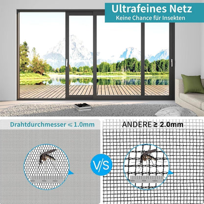 Fliegengitter Fenster 150x3000cm Edelstahl – Insektenschutznetz