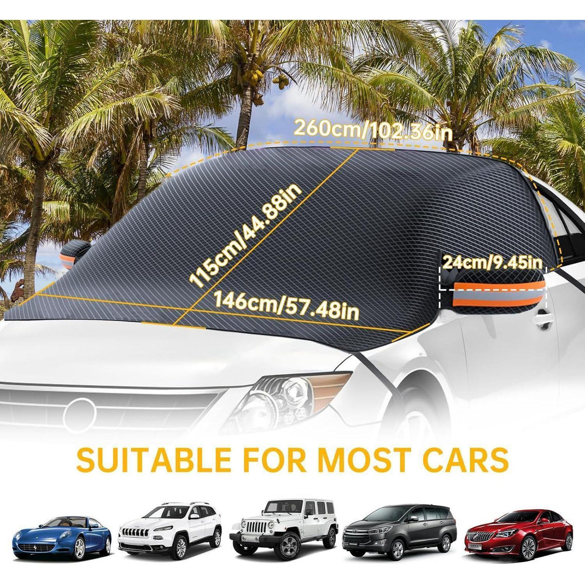 Auto Frontscheiben Sonnenschutz – UV-Schutz & Hitzeschutz