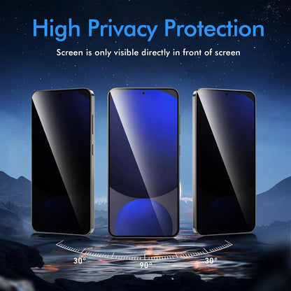 Sichtschutz Panzerglasfolie für Xiaomi Redmi Note 14 Pro 5G/Pro+ 5G (2 Stück)