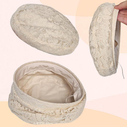 Damen Baskenmütze Spitze Sommer Beret Elegant Französisch