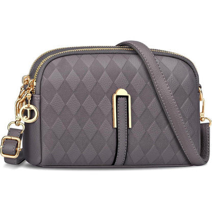 TEUEN Kleine Damen Umhängetasche Crossbody in Lederoptik