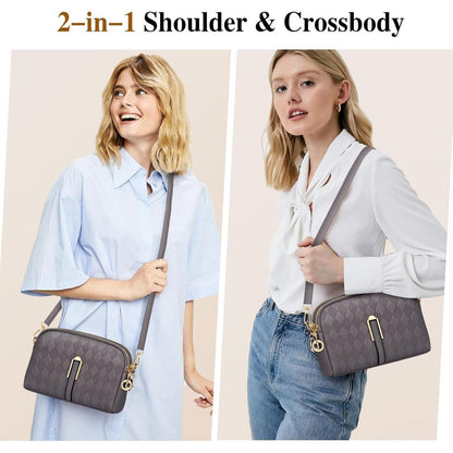 TEUEN Kleine Damen Umhängetasche Crossbody in Lederoptik