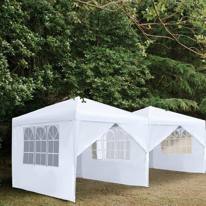 Wasserdichter Faltpavillon 2.5x2.5m mit Seitenteilen & Fenstern