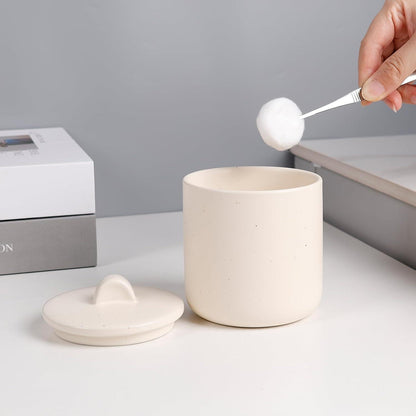 Keramik Badezimmer Set 4-teilig – Organizer & Deko