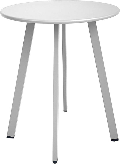 Outdoor Beistelltisch Metall Stahl Runder Wetterfest