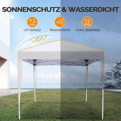 Faltpavillon 2x2m – Wasserdicht & Höhenverstellbar mit Zubehör