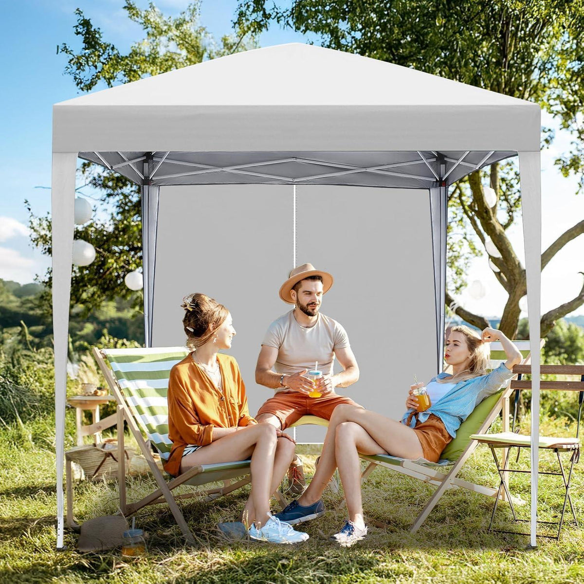 Faltpavillon 2x2m – Wasserdicht & Höhenverstellbar mit Zubehör