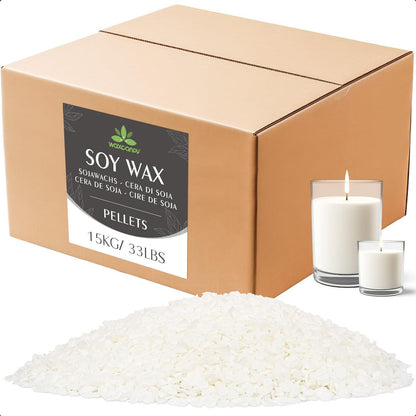 Premium Sojawachs für Kerzen – 15kg, 100% Natur