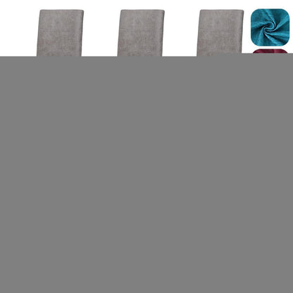 Sämischleder Stuhlhussen 6er Set – Grau, Stretch & Abnehmbar