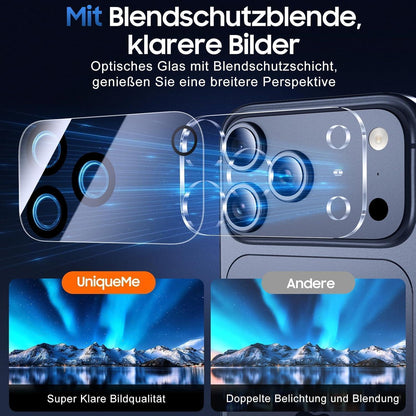 iPhone 17 Pro Max Kameraschutz - 3er Pack, Kratzfest & Klar