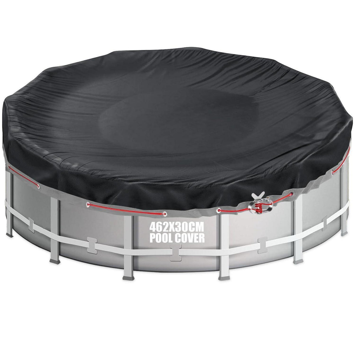 Rundpool Abdeckung 428-460cm | Poolplane Sommer & Winter | 420D Oxford