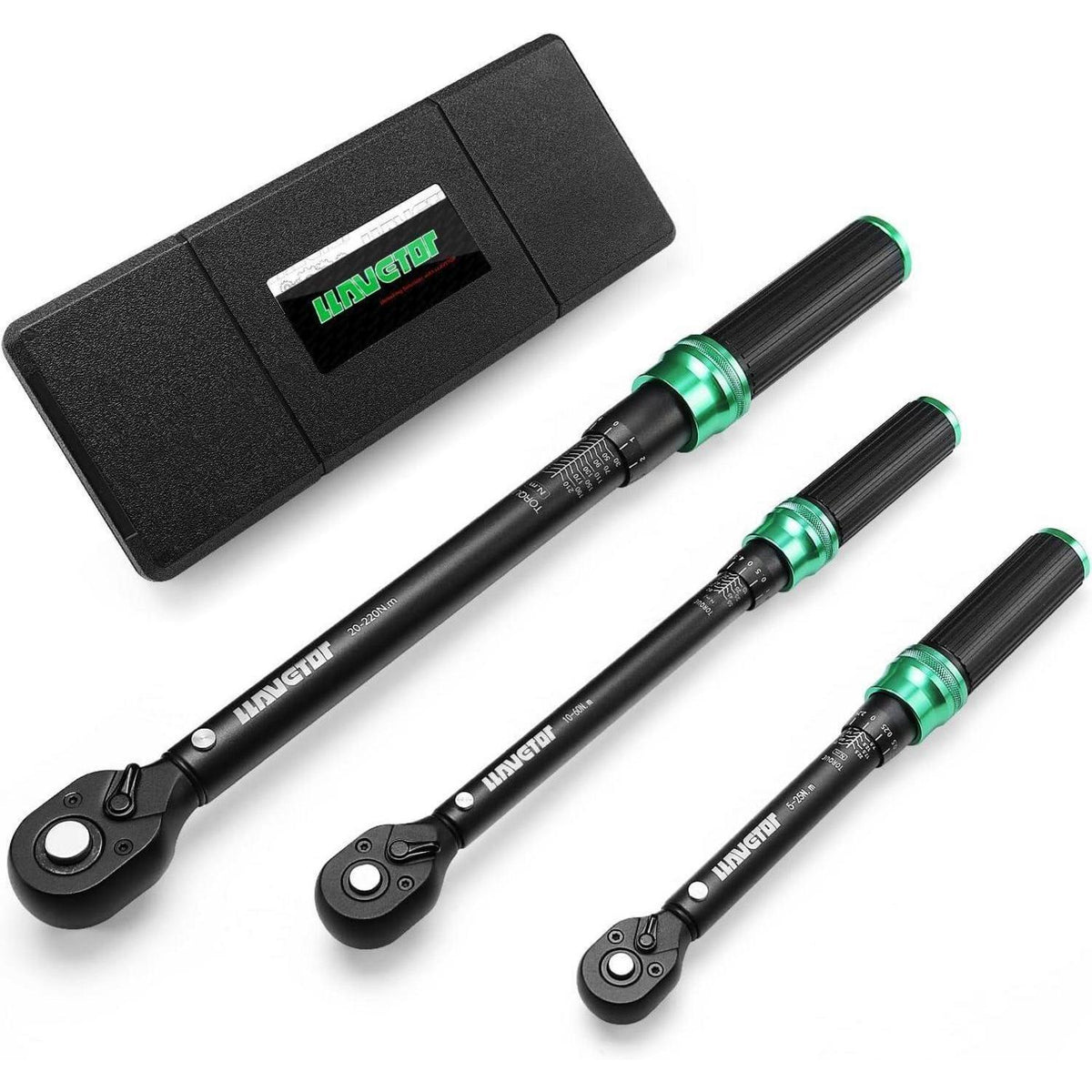 3-teiliges Drehmomentschlüssel Set für Auto, Fahrrad & Motorrad