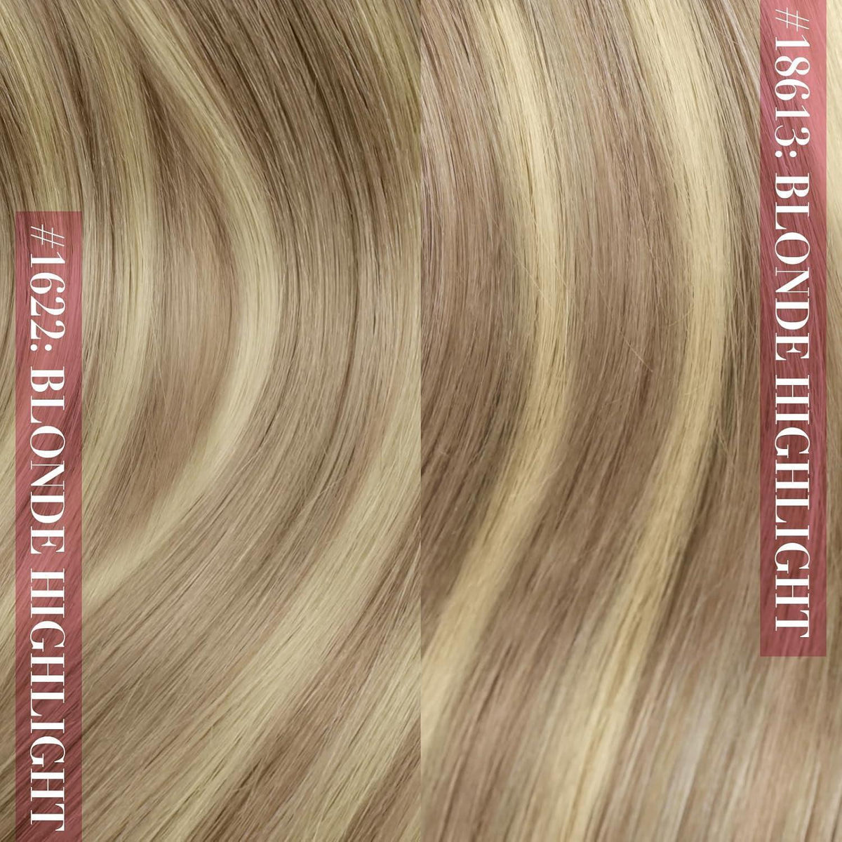 Echthaar Clip-in Extensions Blond 55 cm – 120g